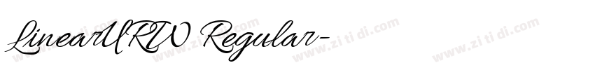 LinearURW Regular字体转换